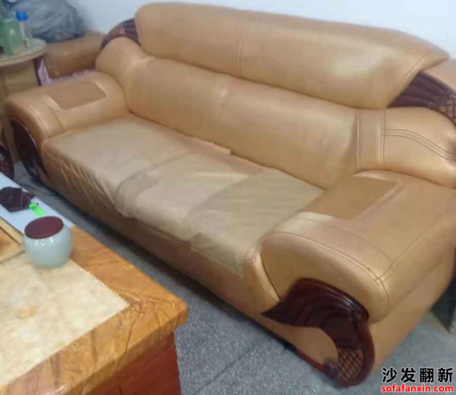 采購深圳公明皮沙發換皮