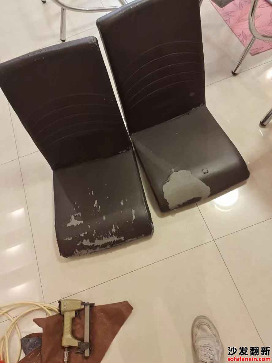 成都武侯區介紹椅子換皮翻新前效果
