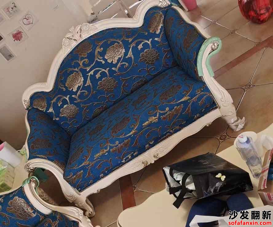 成都武侯區介紹沙發換皮翻新前后效果